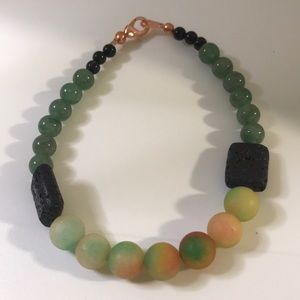 QUARTZITE , lava rock and JADE chakras diffuser